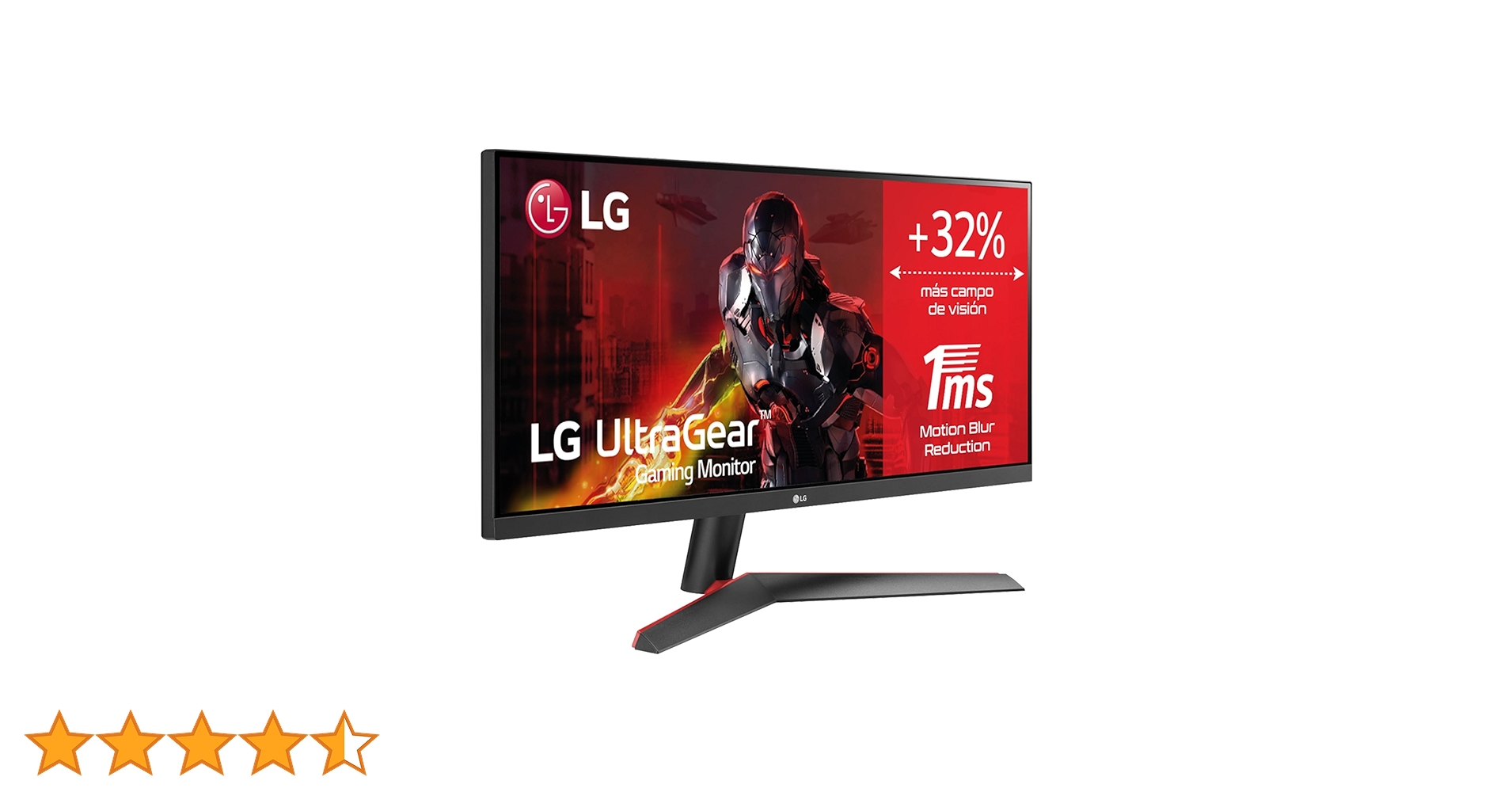 LG 29WP60G-B - UltraWide Gaming Monitor 29 inches, 75Hz, 1ms